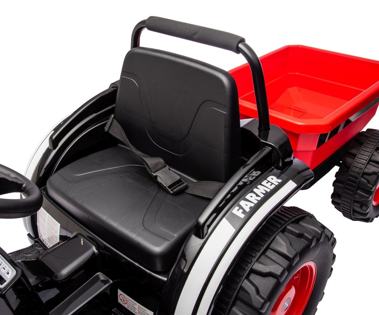 Milly Mally traktor na akumulator Traktor z przyczepą Farmer Red