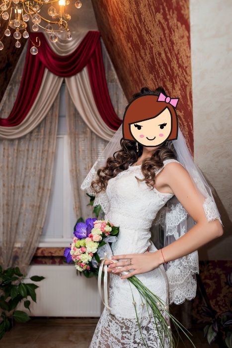 Очень красивое ажурное платье и туфли 38-39(На выпускной, свадьбу, веч