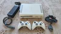 Xbox 360 + 2 pady + okablowanie