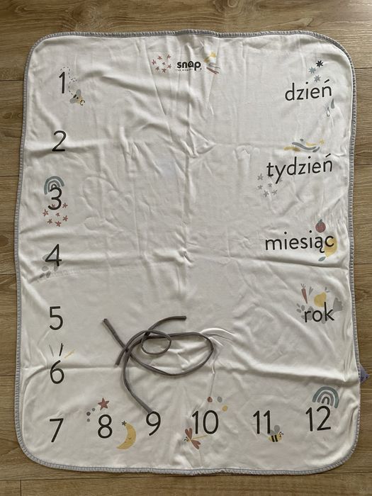 Foto-kocyk/ mata do robienia zdjęć niemowlaka baby gray - Snap