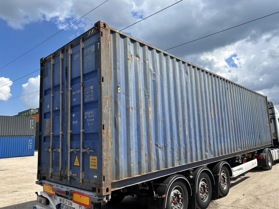 Kontener morski 40' HC Używany kontener magazynowy Dostawa cała Polska