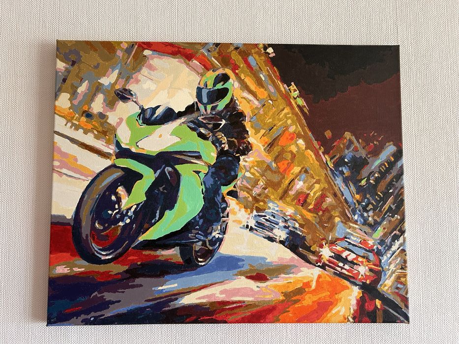 Готова картина по номерам Погоня