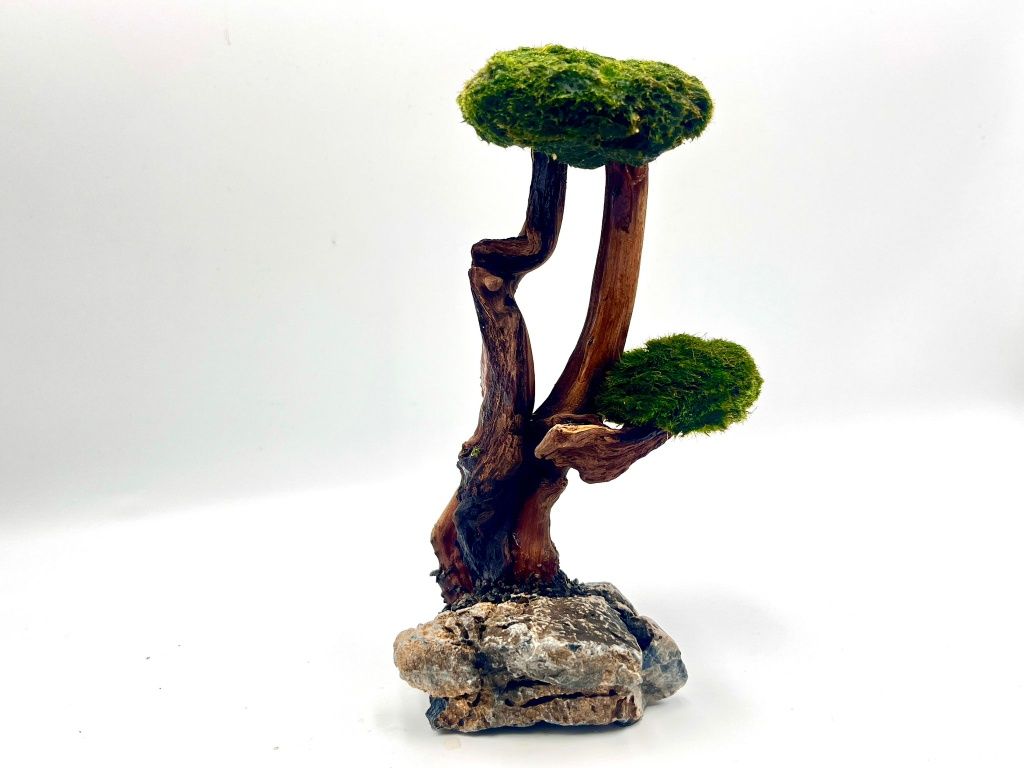 Piękna Ozdoba Aranżacja do Akwarium Drzewko Bonsai