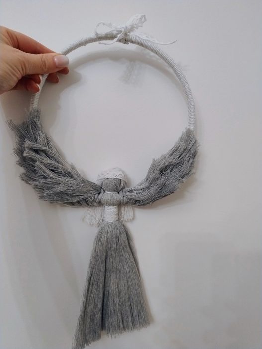 Polecam ręcznie robione Anioły ze sznurka.