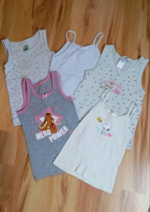 5x podkoszulek, Lupilu, rozmiar 110/116