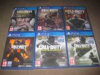 6 Jogos da Saga "Call Of Duty" para Playstation 4 em Estado Impecável!