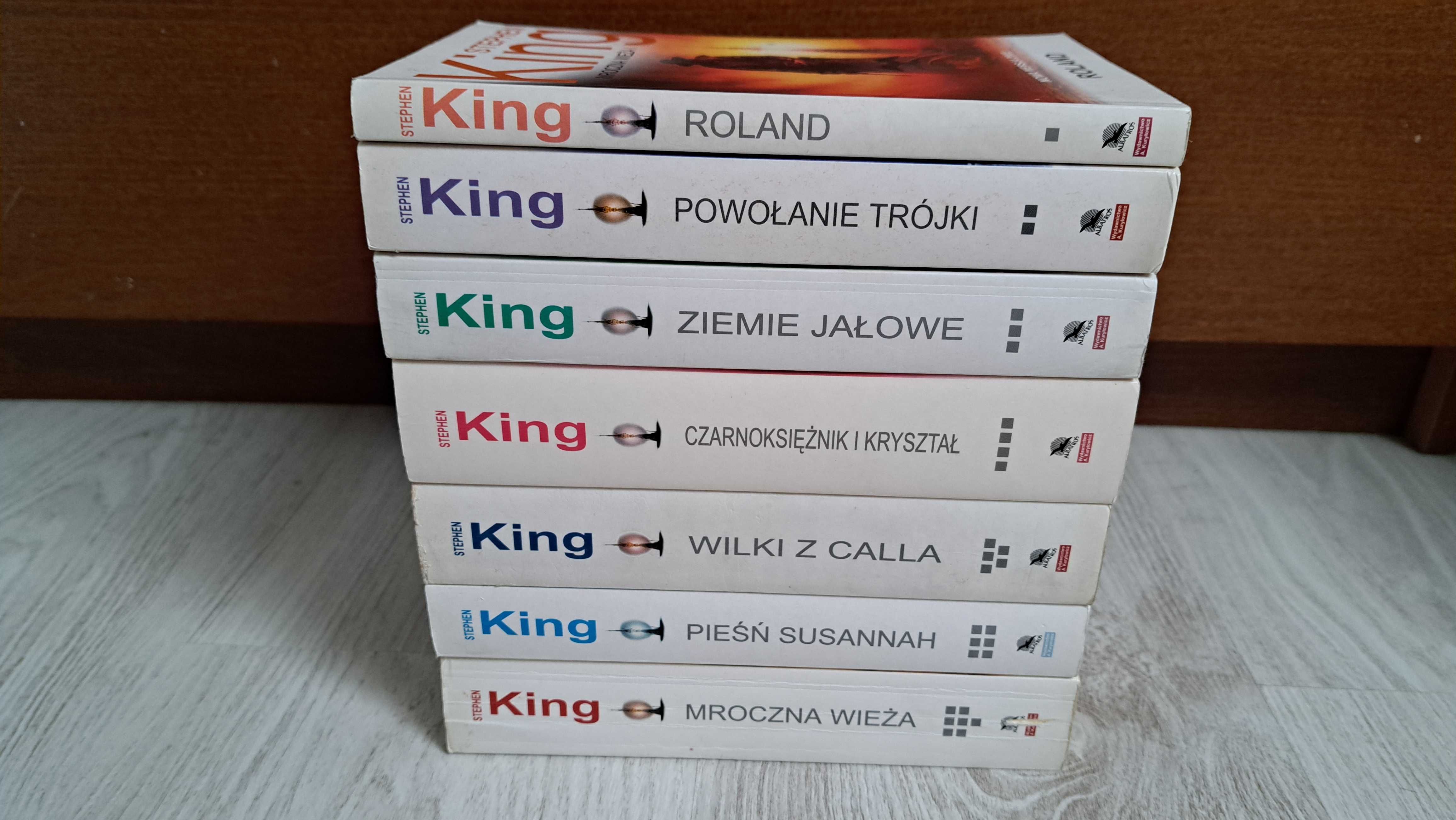 King Mroczna Wieża Pieśń Susannah Wilki z Calla Czarnoksiężnik Ziemie