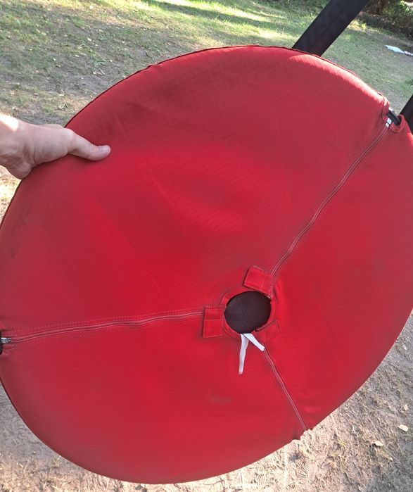 IKEA SVAVA - Huśtawka sensoryczna czerwono czarna - 400.991.98