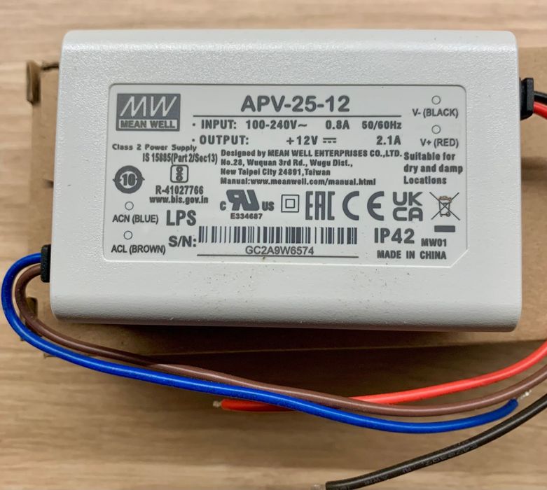 Zasilacz APV-25-12 IP42