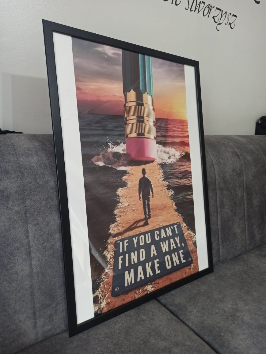 Plakat Motywacyjny Duży 70x50 cm