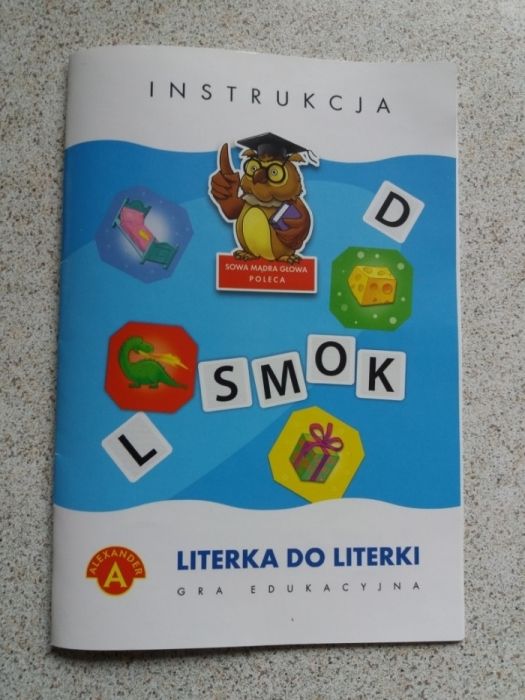 Literka do literki, gra edukacyjna, Alexander