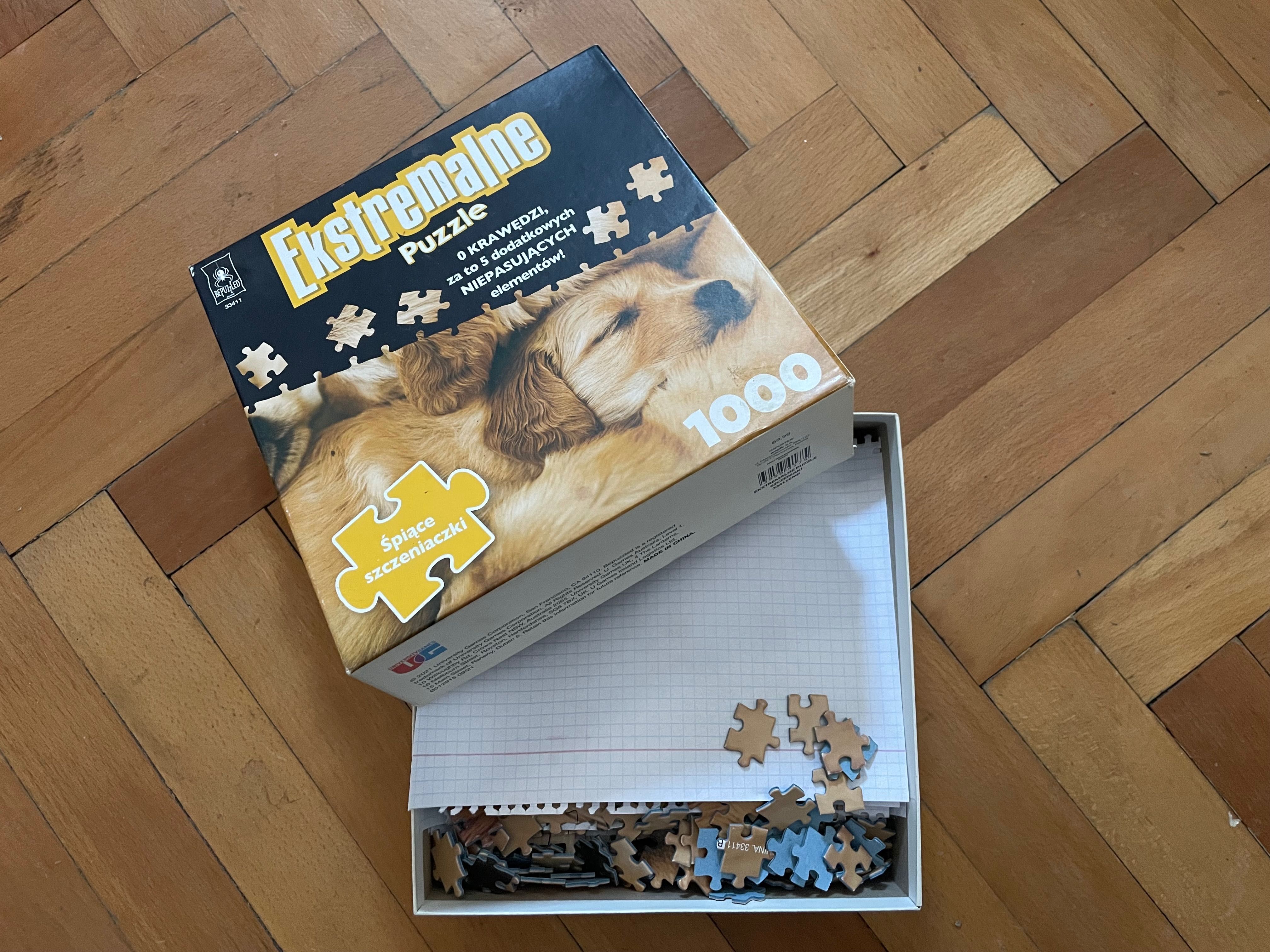 Puzzle ekstremalne 1000 kawałków bepuzzled pies