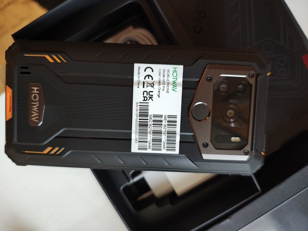 Захищений Смарт Hotwav W10Pro 6/128GB акум 15000мАч IP69 NFC  новий!!