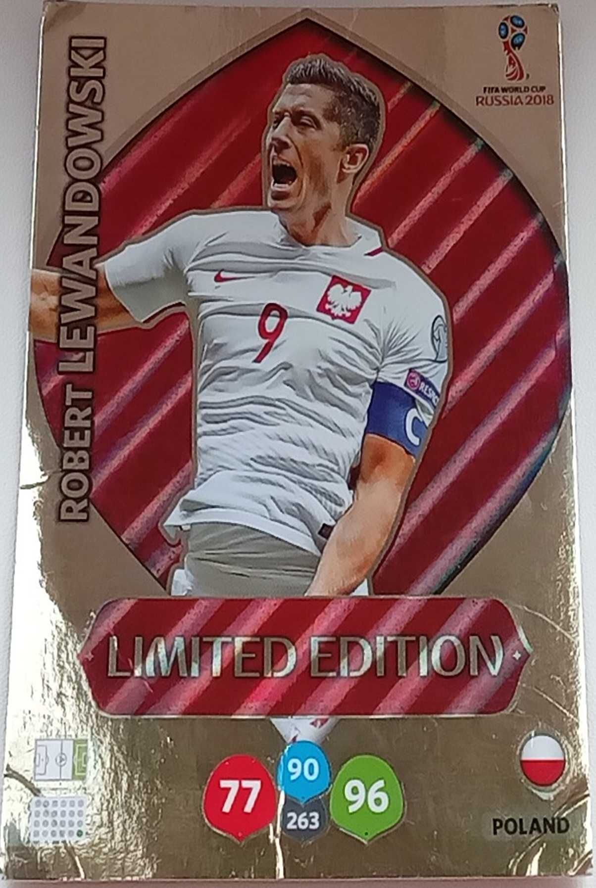 karta kolekcjonerska XXL - Robert Lewandowski 2018r.