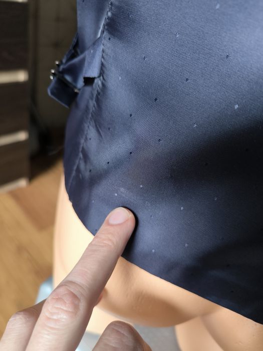 Marc Darcy London kamizelka męska niebieska 36 elegancka