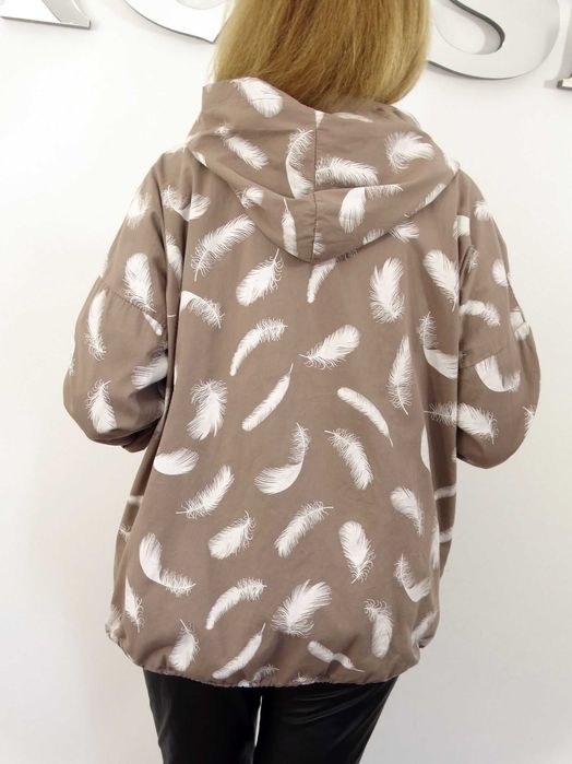 Narzutka Bawełniana Letnia PIÓRKA rozmiar uniwersalny od 40 do 48 beż