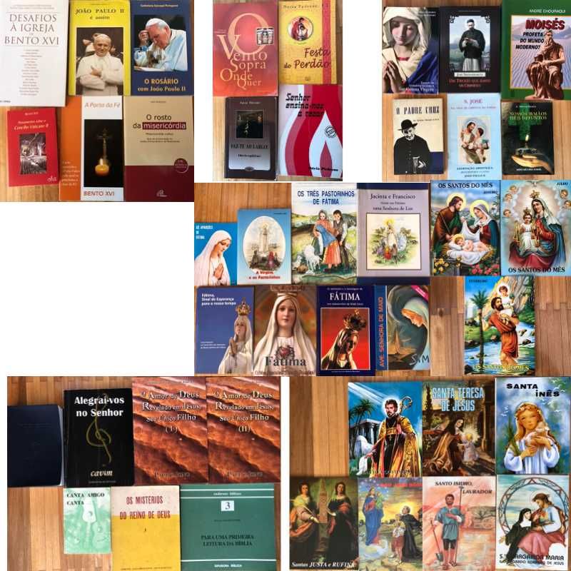 Vários livros de filosofia e religião