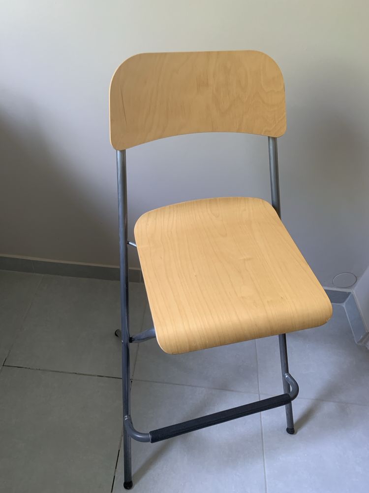 Wysokie krzesła składane Ikea