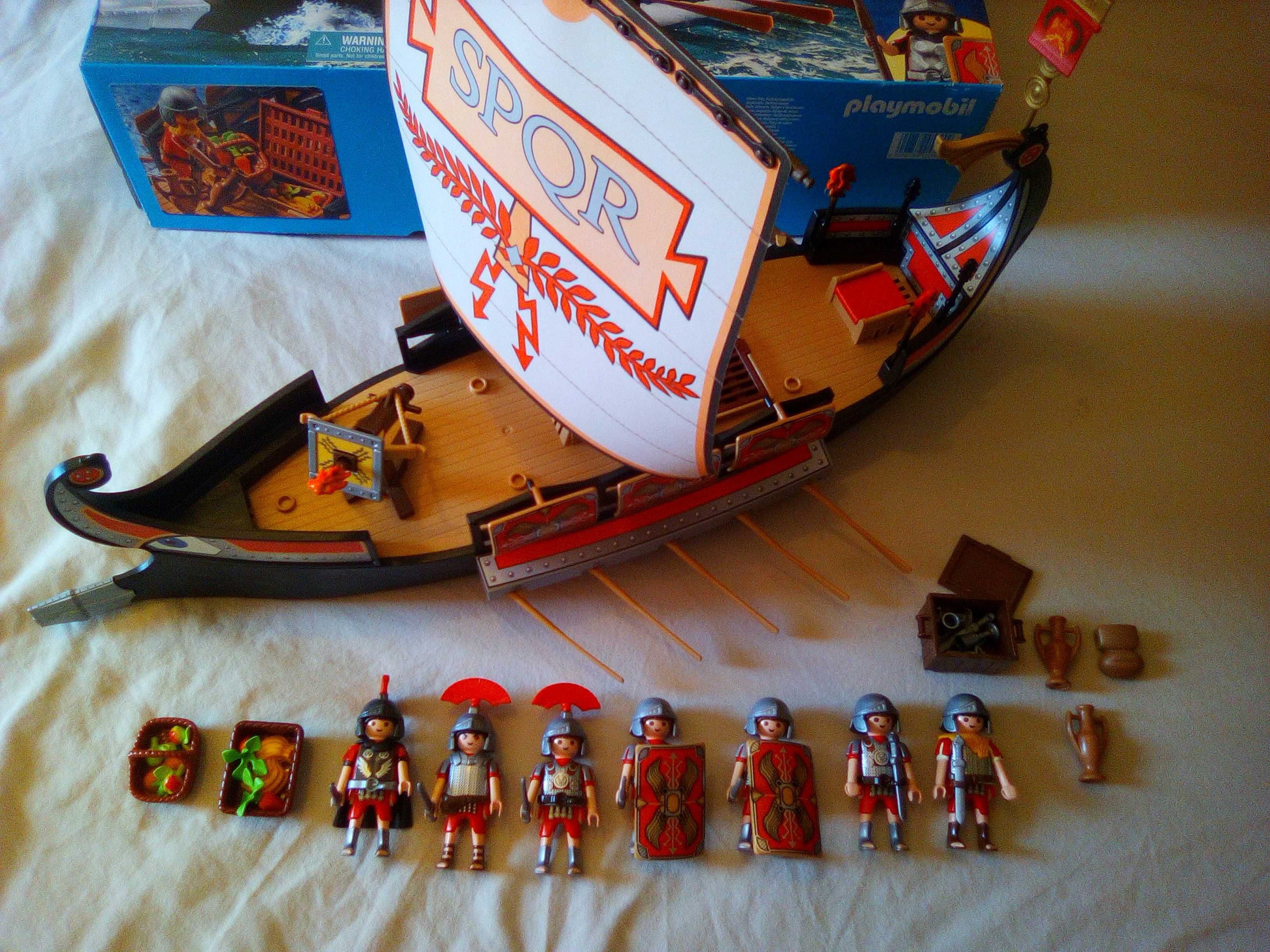 PLAYMOBIL Galera Romana 5390 com extras
