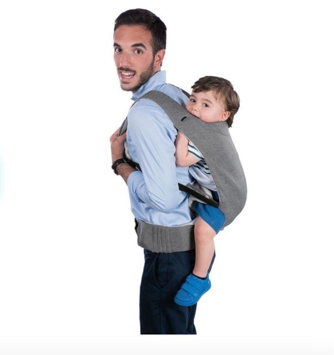 Ерго сумка-кенгуру Chicco Myamaki Complete Сіра