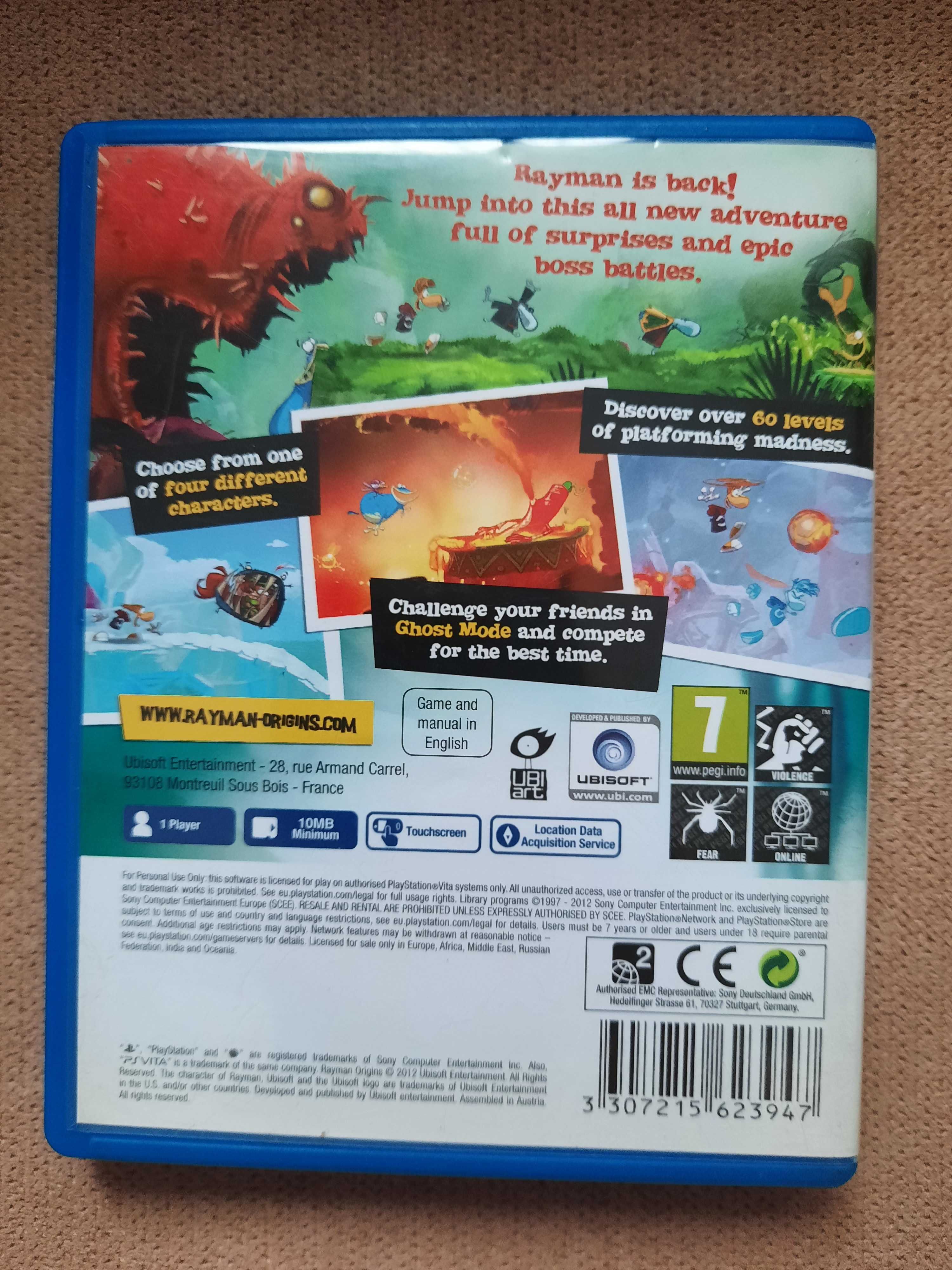 Rayman Origins PS Vita