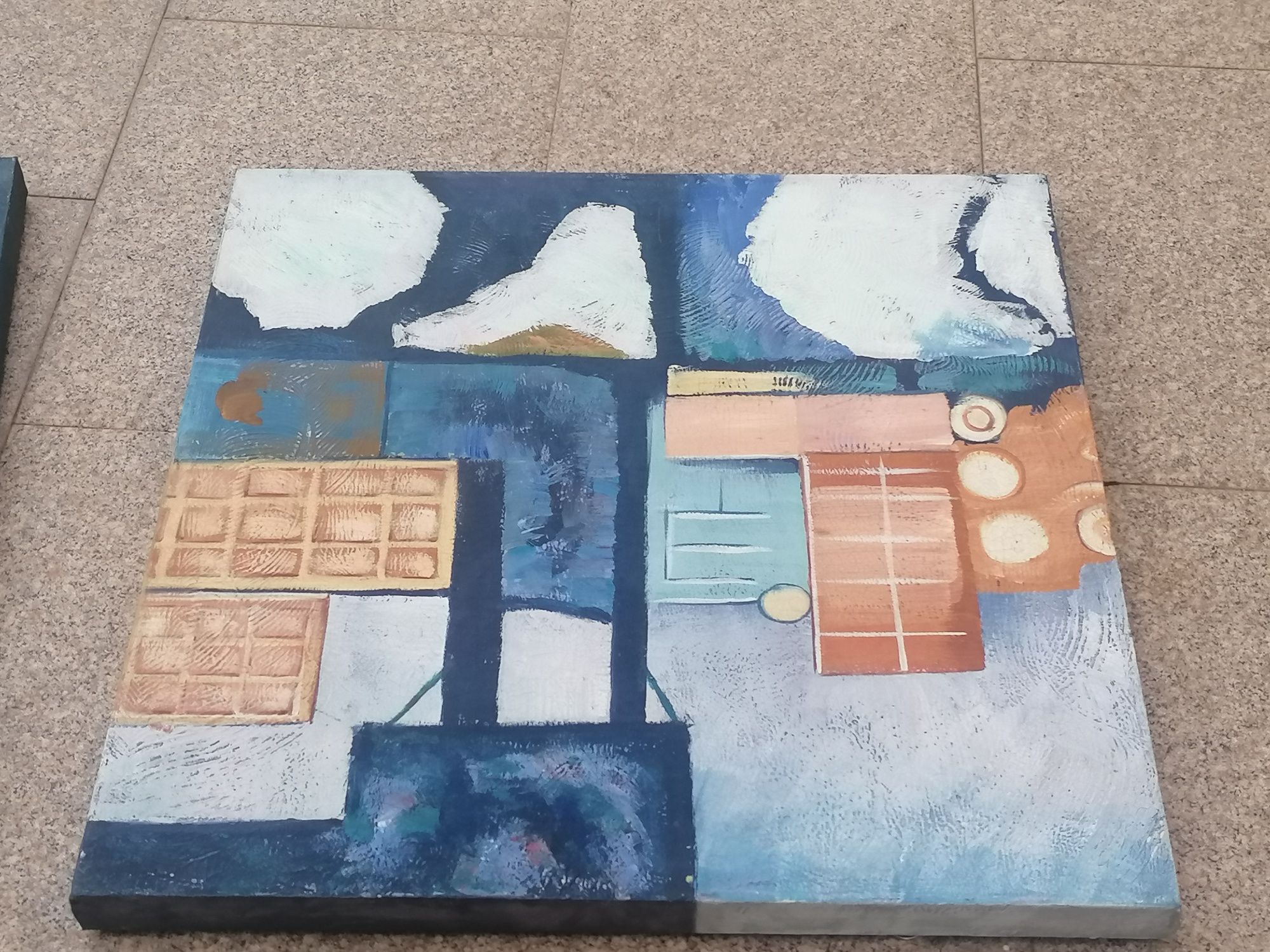 Vendo 3 TELAS /3 QUADROS de parede como novas. Preço do conjunto.