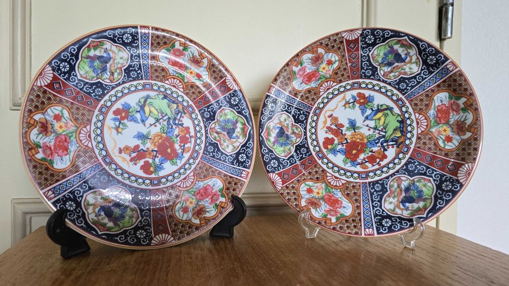 Conjunto Raro de Porcelana Chinesa - Peças Decorativas