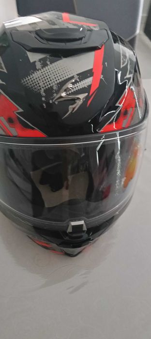 Capacete scorpion exo 391 Cluster Novo em caixa .