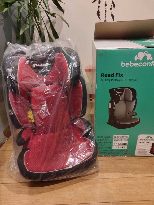 Cadeira auto com Isofix e garantia de 6 meses