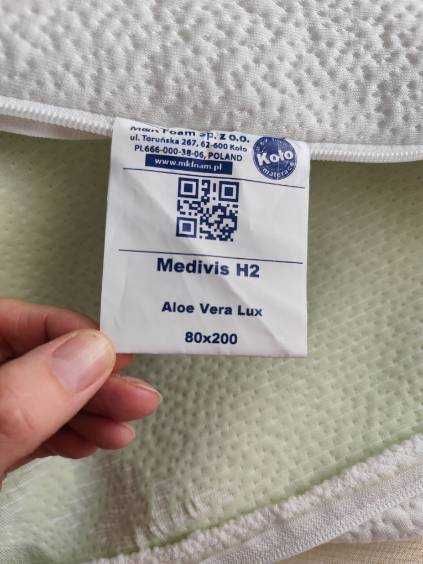 łóżko jednoosobowe, drewniane, szare, 80x200