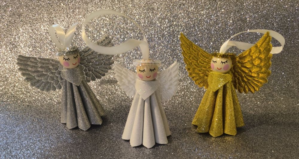 Aniołek dekoracja na choinkę