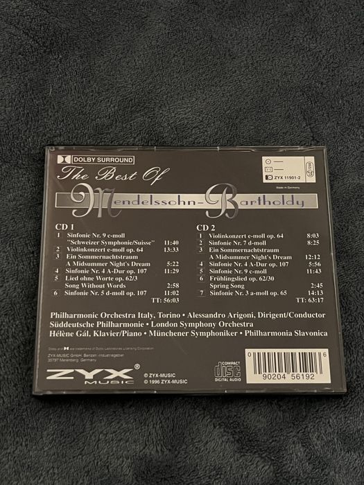 CD Диск The Best of Mendelssohn-Bartholdy | 2 CD | Німеччина