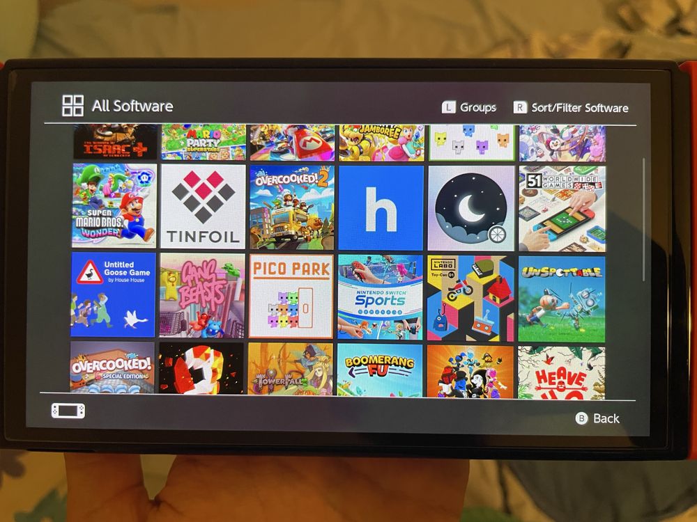 Nintendo Switch Oled Mario Edition Desbloqueada com varios jogos