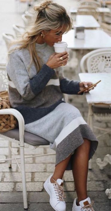 Теплий костюм зі спідницею Massimo Dutti