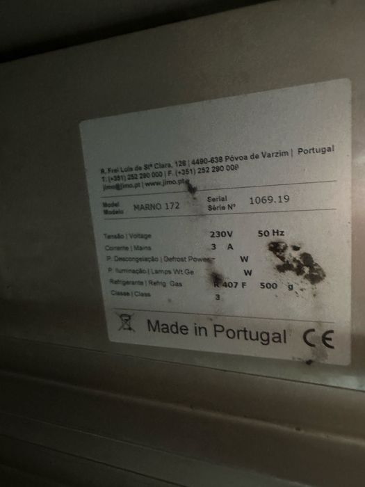 Mesa de frios tampo em mármore