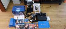 Pack PS4 Pro 1TB + PlayStationVR + Jogos e Acessórios-Estado Impecável