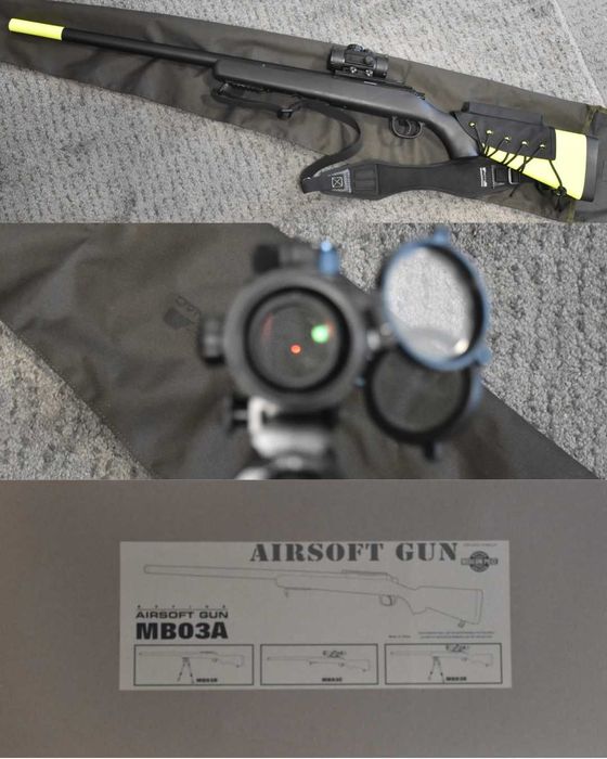 Airsoft VSR MB03AE Upgraded Version 550 FPS PORTES INCLUIDOS