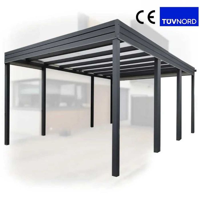 Carport Pojedynczy 3x6 Wiata Wolnostojąca Garaż Nowoczesny Zadaszenie