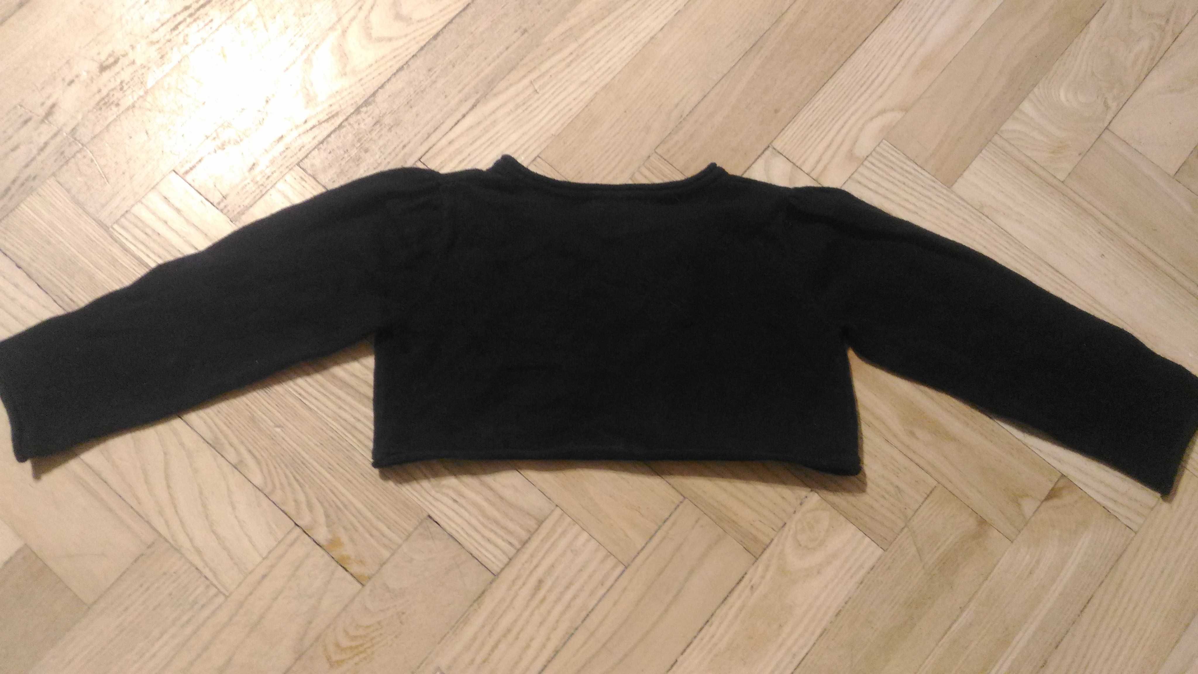 Krótki czarny sweterek IN Extenso r. 80