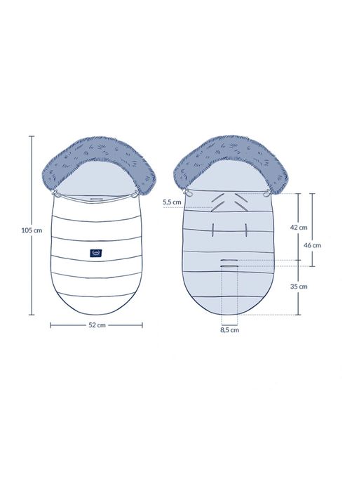 Конверт  (спальний мішок) La Millou  у дитячий візочок