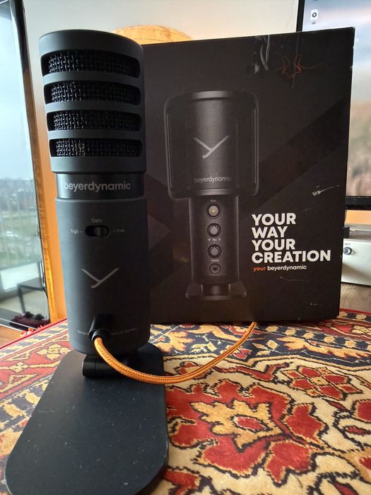 Mikrofon pojemnościowy studyjny wokalny Beyerdynamic FOX USB