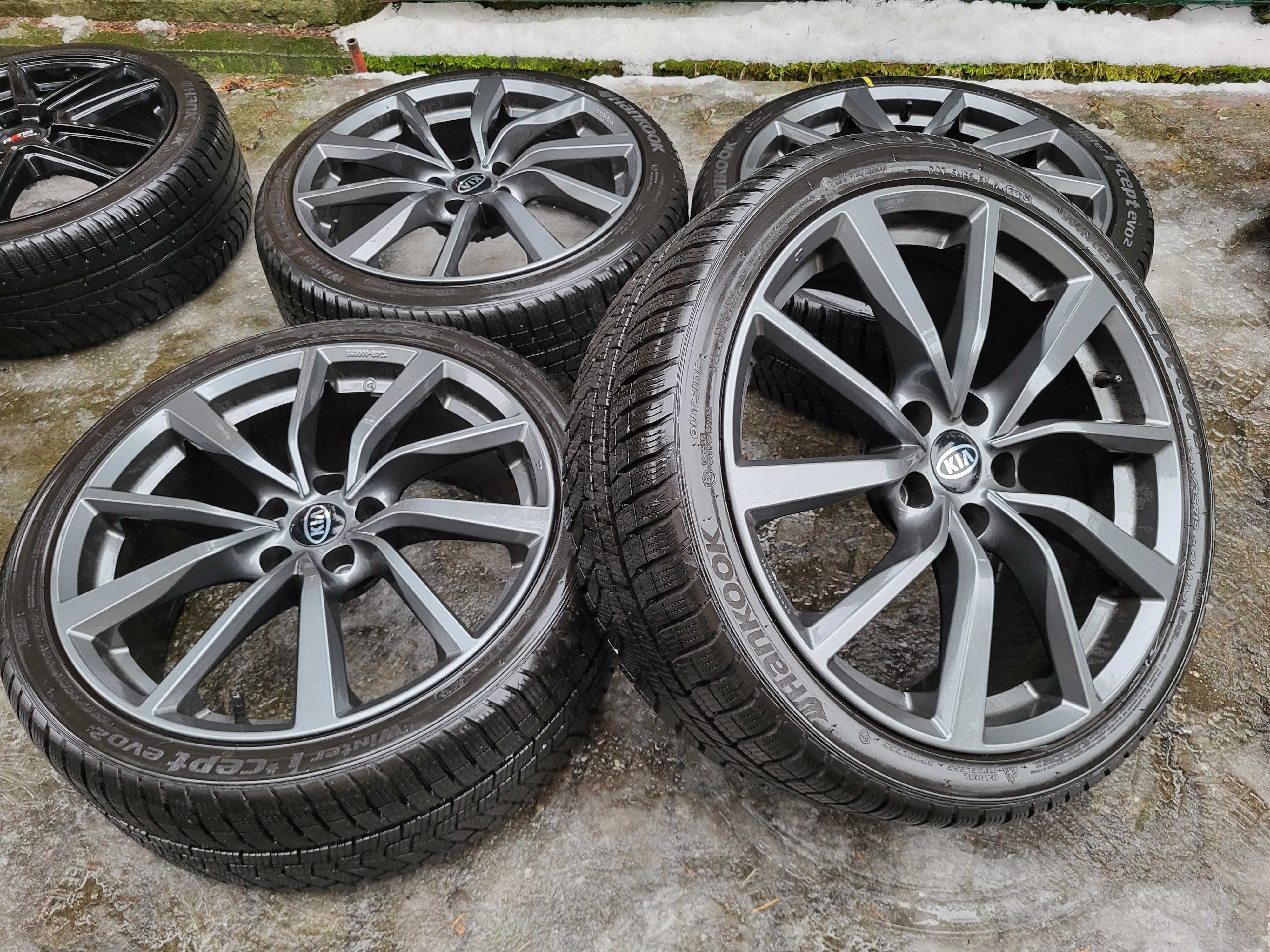 Felgi aluminiowe 19" 5x114,3 Kia Stinger Optima z oponami zimowymi