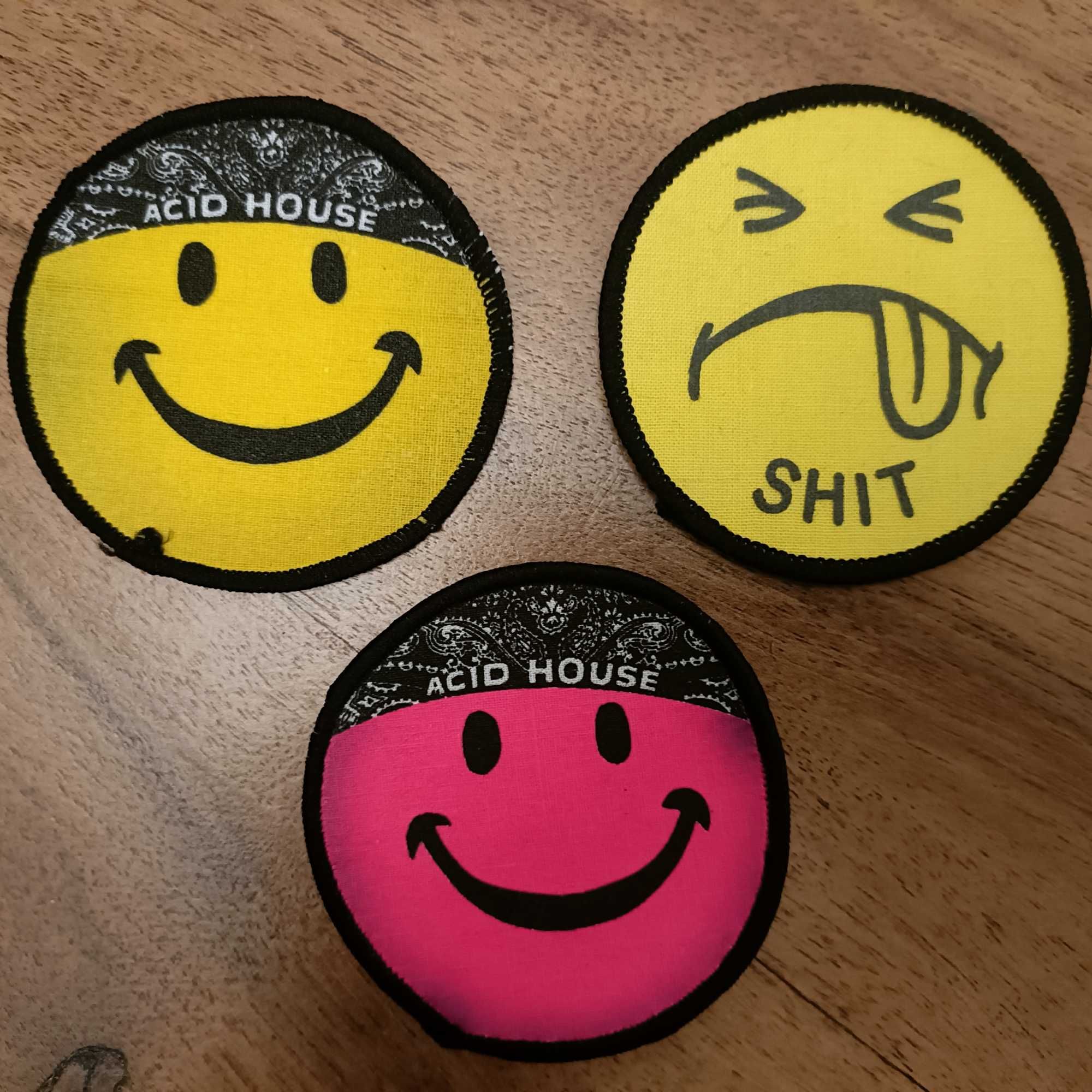 Smile / Acid House - Emblemas / Patches