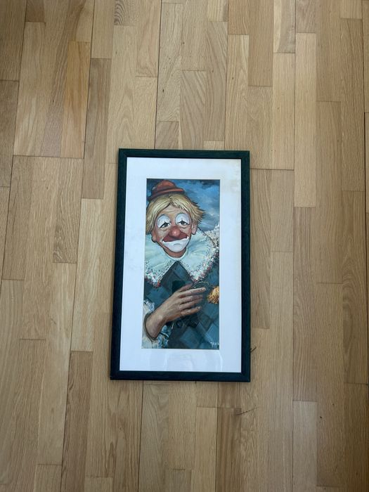 Quadro com palhaço