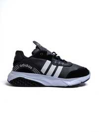 Мужские кроссовки Adidas Black-White. Размеры 40-42