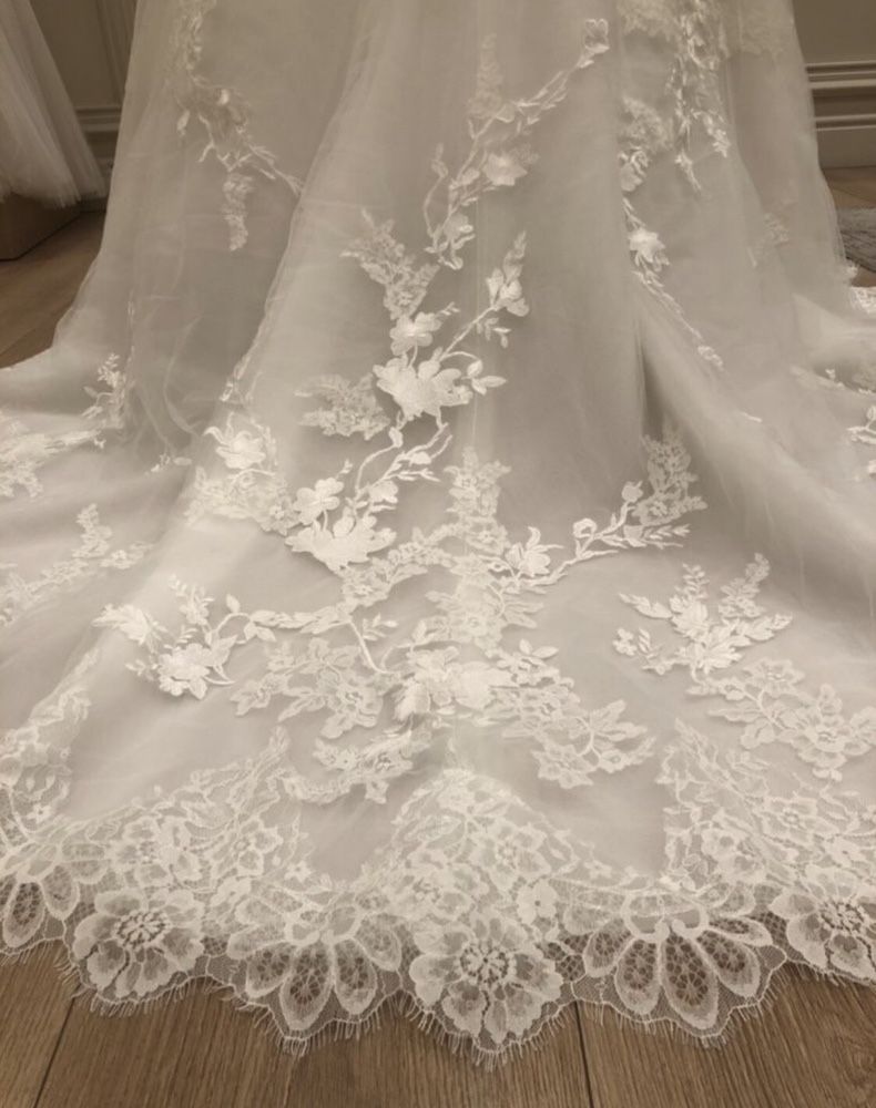 NOWA suknia ślubna Pronovias Elcira z koronką luksusowa princess