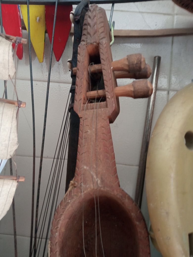 Instrumentos musicais africanas.  Genuínos.