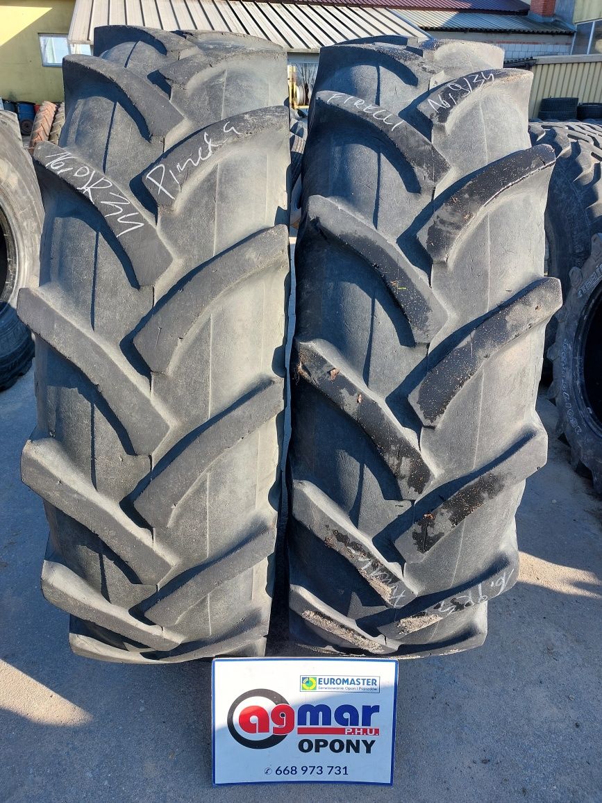 16.9R34 Pirelli opony używane rolnicze para