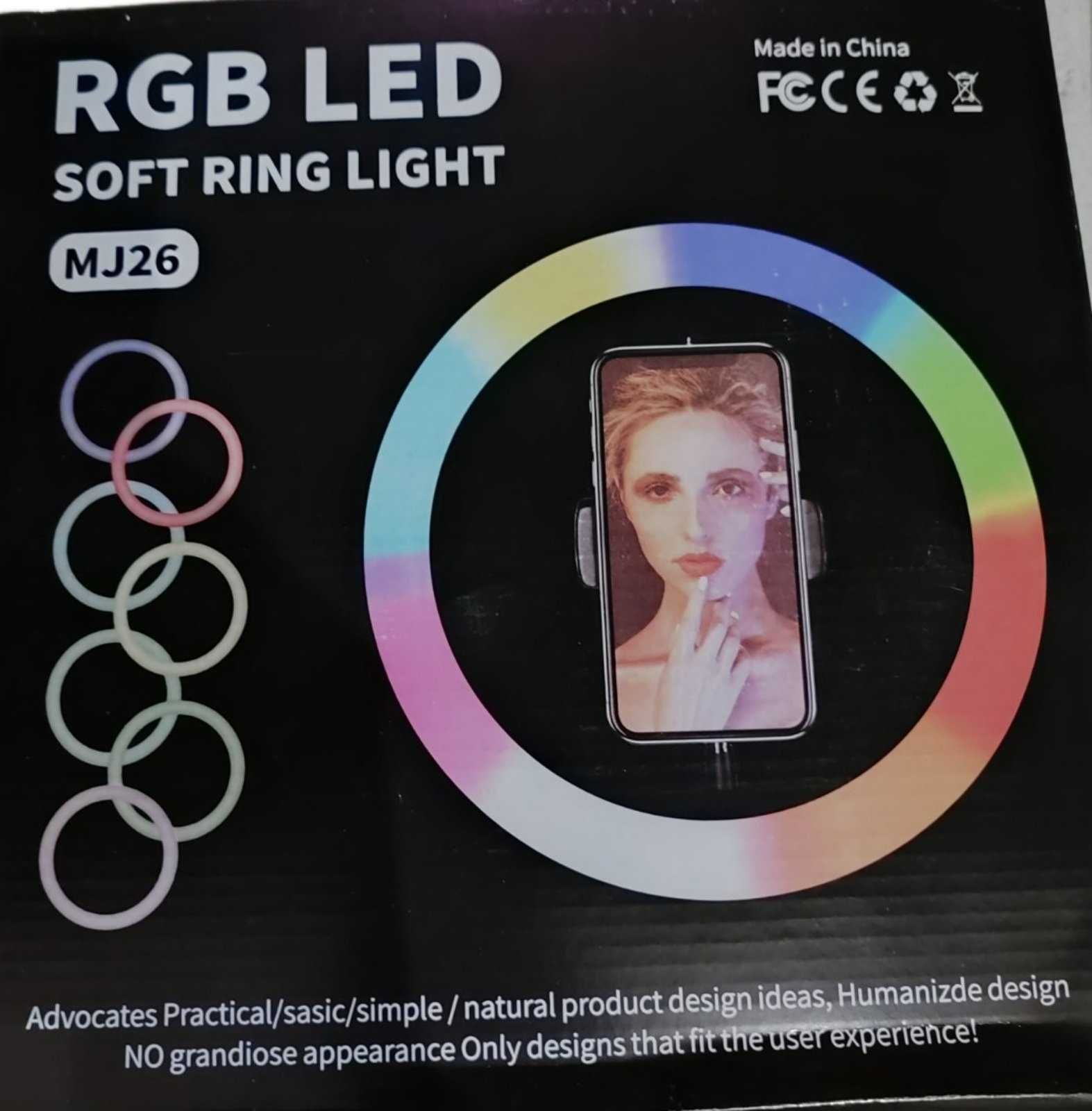 Кольцевая лампа RGB 26 см MJ26 LED RING FILL LIGHT BlackBox