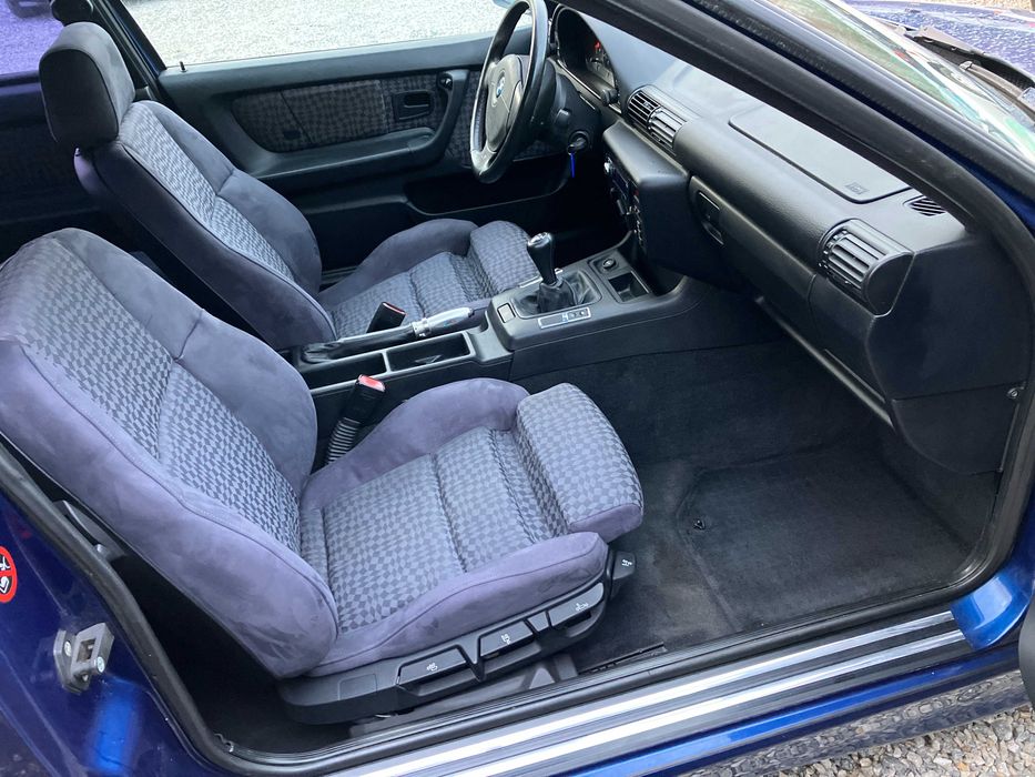 BMW e36 M-Pakiet Avusblau Bogata Wersja 175.000 km ASC Klima 4xAirBag